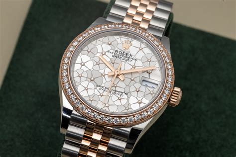 rolex datejust 31 flower